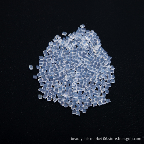 transparent Italy keratin grain keratin glue keratin pellet granule beads for Pre-bonded hair extensions
